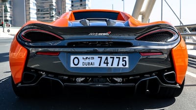 Personalised, unique or unusual plates are very popular. Victor Besa / The National