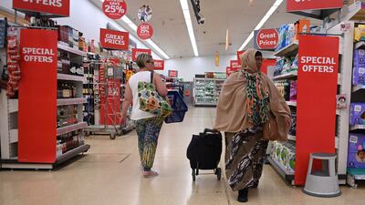 The National Institute of Economic and Social Research expects inflation to peak in the last three months of this year. EPA