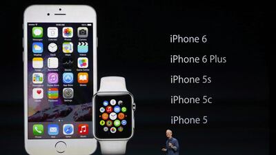 A reader wonders why we go crazy each time a new mobile phone is launched in the market. Monica Davey / EPA