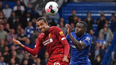 Centre-back: Joel Matip (Liverpool) – Overshadowed Virgil van Dijk with a series of vital interventions in the closing stages at Stamford Bridge to deny Chelsea an equaliser. AFP