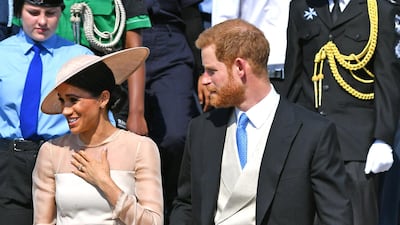Prince Harry and Meghan, Duchess of Sussex attend the Prince of Wales's 70th Birthday Patronage Celebration at Buckingham Palace on May 22, 2018 in London, England. Getty Images