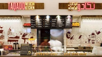 Taqado Mexican Kitchen in Mall of the Emirates. Antonie Robertson / The National)