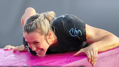 A member of the F3 team takes part in the women's finals. All pictures by Chris Whiteoak / The National