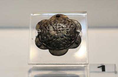 Copper alloy and iron decorative piece , FJ90 ( 1213.1 ) Pawan Singh / The National