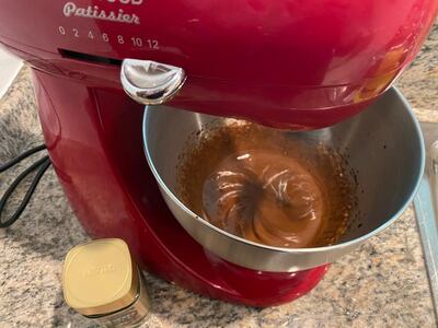 Dalgona coffees can be made at home with just instant coffee, sugar, ice, milk and a whisk. Farah Andrews / The National