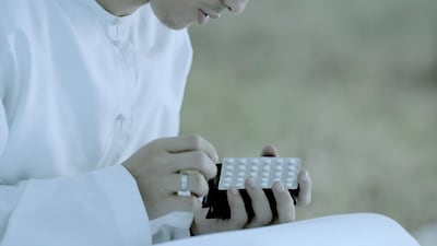 A screen shot taken from the Abu Dhabi Judicial Department video about drugs. Courtesy Abu Dhabi Judicial Department