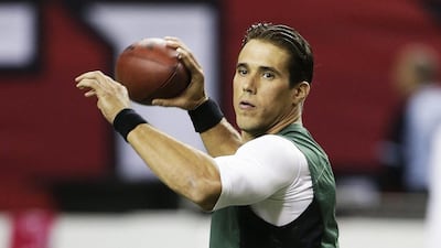 With att Moore, injured, the Miami Dolphins have called in Brady Quinn to compete for the job of backing up starting quarterback Ryan Tannehill. John Bazemore / AP Photo