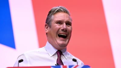 Sir Keir Starmer delivered his speech to the Labour Party conference on Tuesday, setting out his vision to lead Britain. Bloomberg
