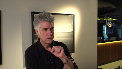 Chilean architect Alejandro Aravena speaking to The National in Santiago, Chile. Photo: Years of Culture