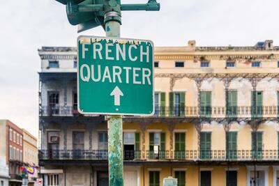 Take a walking tour of the French Quarter. Getty