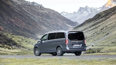 The V-Class manages to be sturdy, yet refined.