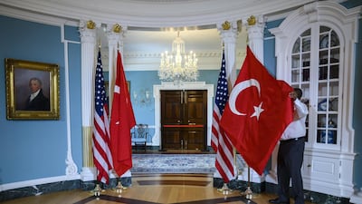 Tensions between Nato allies the US and Turkey are high as senators call for sanctions against those who authorised the detention of US consulate workers and the countries disagree over Ankara's plans to buy missiles from Russia. AFP