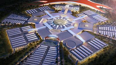 Yas Mall, set to be the second biggest mall in the UAE, is slated to open early next year. Picture courtesy Wam