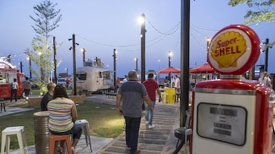 The Last Exit food truck park, on the Dubai-Abu Dhabi highway, is a spin-off from the American idea. Antonie Robertson / The National