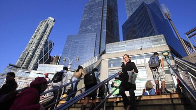 The Time Warner Center transaction is one of Adia’s high profile property investments. Mark Lennihan / AP Photo