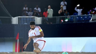 UAE's Abbas Ali at the Kite Beach.
