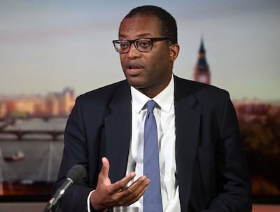 Britain's Business Secretary Kwasi Kwarteng has been accused of making misleading claims about Treasury plans for an energy bailout for factories. AFP