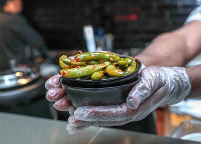 Also on the menu are edamame, gyoza, Japanese milk cake and more. Victor Besa / The National.