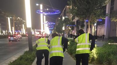 Sheikh Mohammed bin Rashid ordered dangerous drivers to clean Dubai streets four hours a day for 30 days. Dubai Media Office