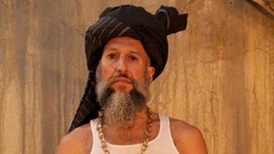 In Amanullah Mojadidi’s work, the artist adopts a series of poses, staging tableaux intended to explore his own dual cultural background.