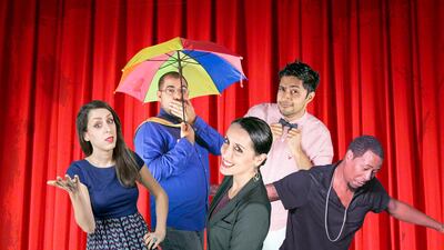 Dubomedy's Improv Troupe will also be showcased at Abu Dhabi Unplugged. Courtesy TCA Abu Dhabi