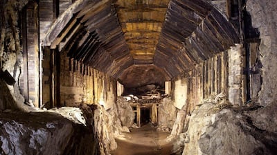 A 2012 photo shows part of a subterranean system built by Nazi Germany in what is today Gluszyca-Osowka, Two men claim they know the location of a mystery Nazi gold train that disappeared in 1945. AP Photo