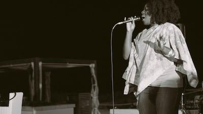 Soul singer Rian Johnson. Courtesy Saadiyat Beach Club