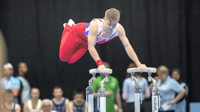 Gymnastics competition.