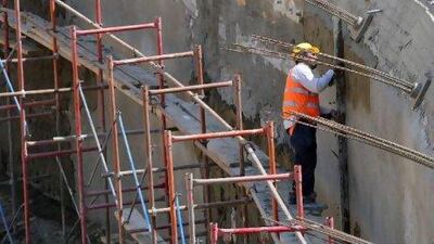 Demand for the country's cement fell 11.7 per cent in the first quarter compared with the same period a year earlier. Dana Smillie for The National