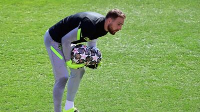 Atletico Madrid's Slovenian goalkeeper Jan Oblak. AFP
