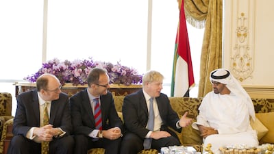 Mr Johnson meets Sheikh Mohammed bin Zayed, Crown Prince of Abu Dhabi and Deputy Supreme Commander of the Armed Forces. Setting out a "vision" for 2020 that would keep London competitive with other world capitals, the London mayor said the city should see???
