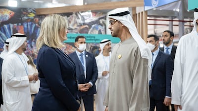 Sheikh Mohamed, right. Rashed Al Mansoori / UAE Presidential Court