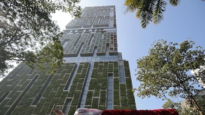 The wedding is being hosted at the Ambani residence in Mumbai, Antilia. Reuters