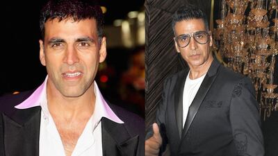 42 versus 52: a decade on, Akshay Kumar has a lot less collar and yet a lot more air in his hair, and a few more greys.