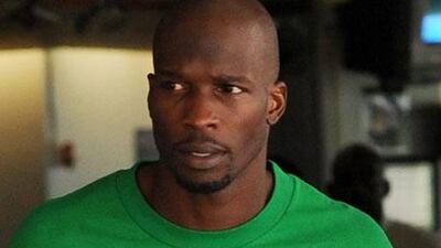 Chad Johnson leaves Broward County Jail in Florida after his arrest.
