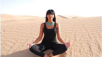 Yoga instructor Sasha Quince. For Arts & Life. Story by Hugo Berger. Photo courtesy Sasha Quince.