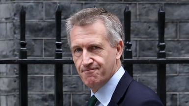 Britain's new Defence Secretary, Dan Jarvis, arrives at 10 Downing Street following resignations at the Ministry of Defence. AFP