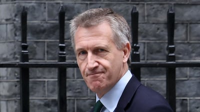 Britain's new Defence Secretary, Dan Jarvis, arrives at 10 Downing Street following resignations at the Ministry of Defence. AFP