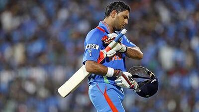 Yuvraj Singh has struggled in the last few ODIs for India. Arun Sankar K / AP Photo