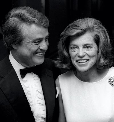 Eunice Kennedy Shriver with her husband, Robert Sargent Shriver. WireImage