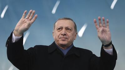 Turkish president Recep Tayyip Erdogan, pictured here on March 15, 2017, has told the newly-re-elected Dutch prime minister he is no longer a friend of Turkey's. Kayhan Ozer / Presidential Press Service, Pool Photo via AP