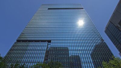 Otemachi Tower. Set in the top six floors of a modern high-rise, the Aman Tokyo hotel is an 8-minute walk from the Tokyo Train Station. Courtesy Aman Resorts
