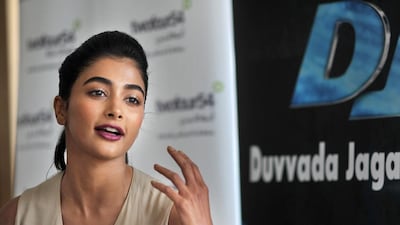 Bollywoood actress Pooja Hegde talks about her role in the film. Delores Johnson / The National
