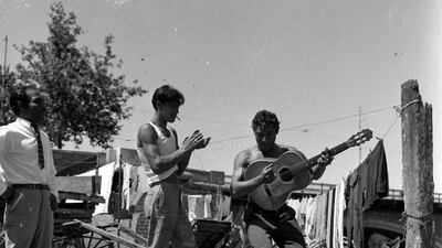 Given the dire state of the Spanish music industry in the Franco era and the vernacular nature of the scene in question, no recorded document of rumba Catalana exists from before the 1960s.