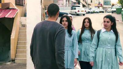 A scene from Omar, a film by Hany Abu Assad which has been shortlisted for Best Foreign Language Film at the Oscars. Courtesy ZBROS