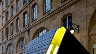 Black Shed Expanded, first displayed in Paris, is now at Lawrie Shabibi gallery. Courtesy Lawrie Shabibi