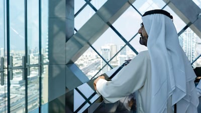 Sheikh Mohammed was accompanied by Sheikh Hamdan bin Mohammed, Crown Prince of Dubai, and Sheikh Maktoum bin Mohammed, First Deputy Ruler of Dubai