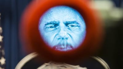 Attorney General Eric Holder is seen in a TV cameraman’s viewfinder as he announces a federal indictment against five Chinese military officials for cyber espionage at the Justice Department in Washington, DC, USA. Jim Scalzo / EPA