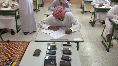 A reader says the culture of cheating in UAE schools and universities begins with the wrong example being set. Photo: Jeff Topping / The National