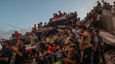 Mohammed Al Wahidi had been organising World Cup watch events in Gaza before his death. EPA